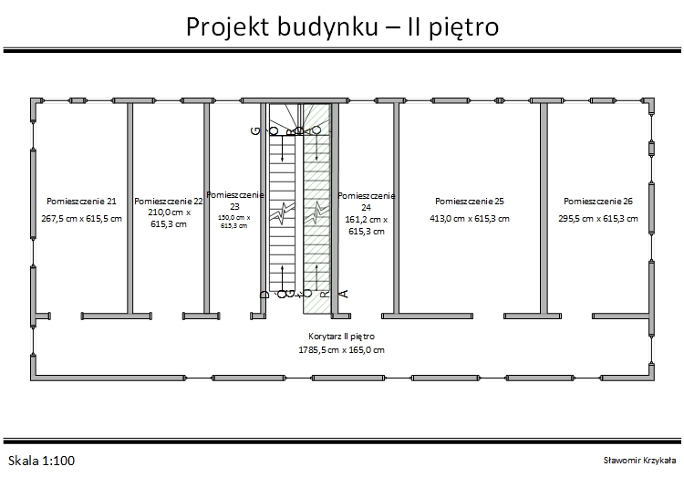 Schemat II piętra