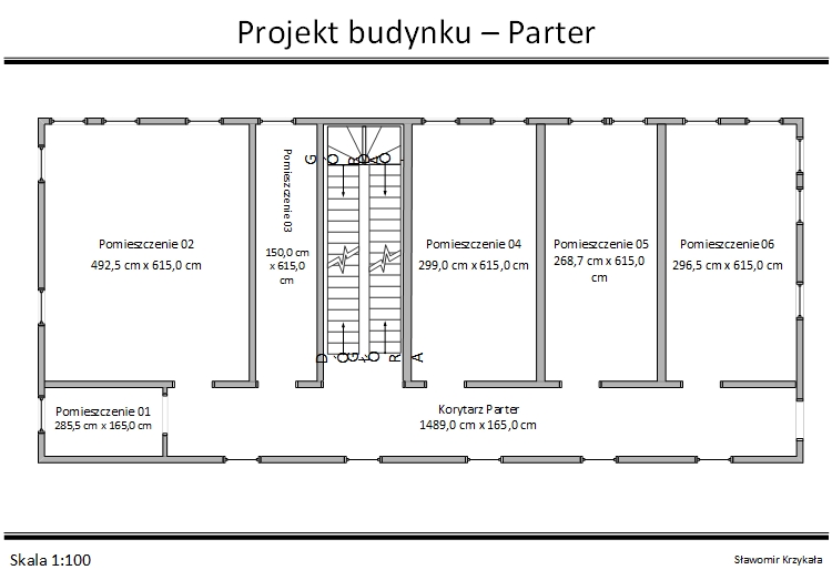 Schemat parteru